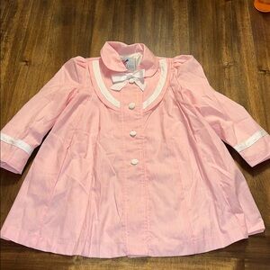 Vintage Girls size 5 light weight jacket - Casual Time - pink